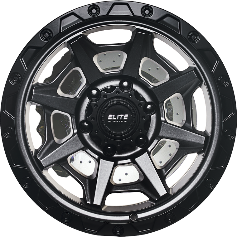 Stealth Anthracite Black Lip Elite Off Road Wheels From 385 Elite Off Road Wheels JAX Tyres
