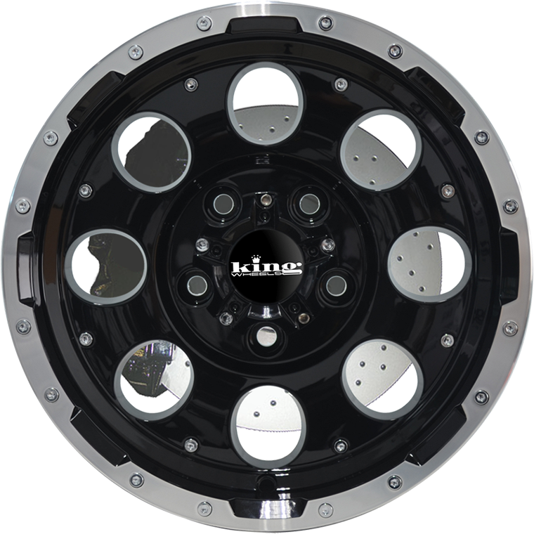 Bullet Gloss Black Machined Lip King Wheels From 205 King Wheels