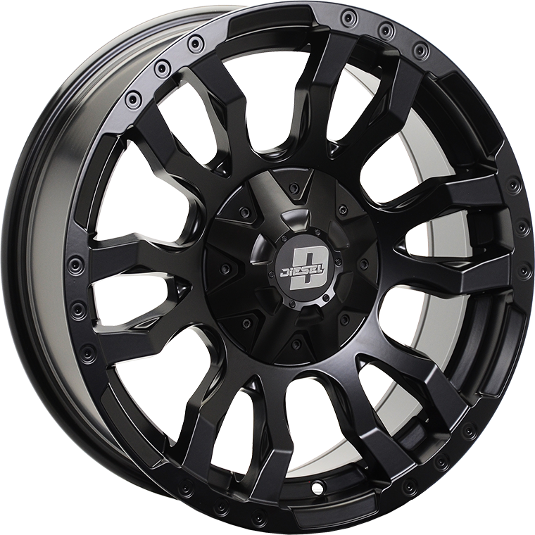 Florida Matt Black Diesel Wheels From $319 | Diesel Wheels | JAX Tyres ...