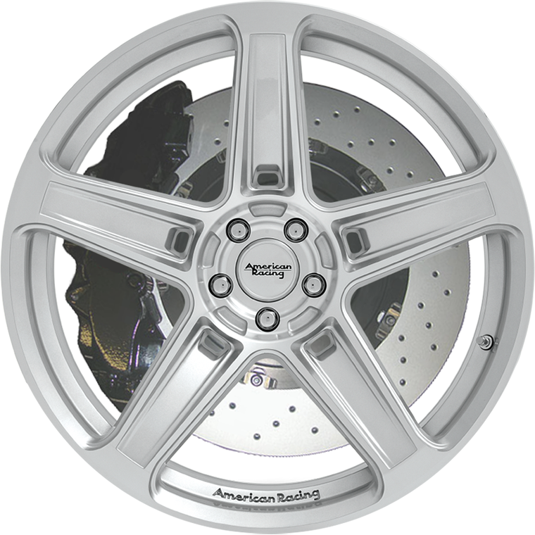 AR936 Machined Silver American Racing Wheels From 405 American