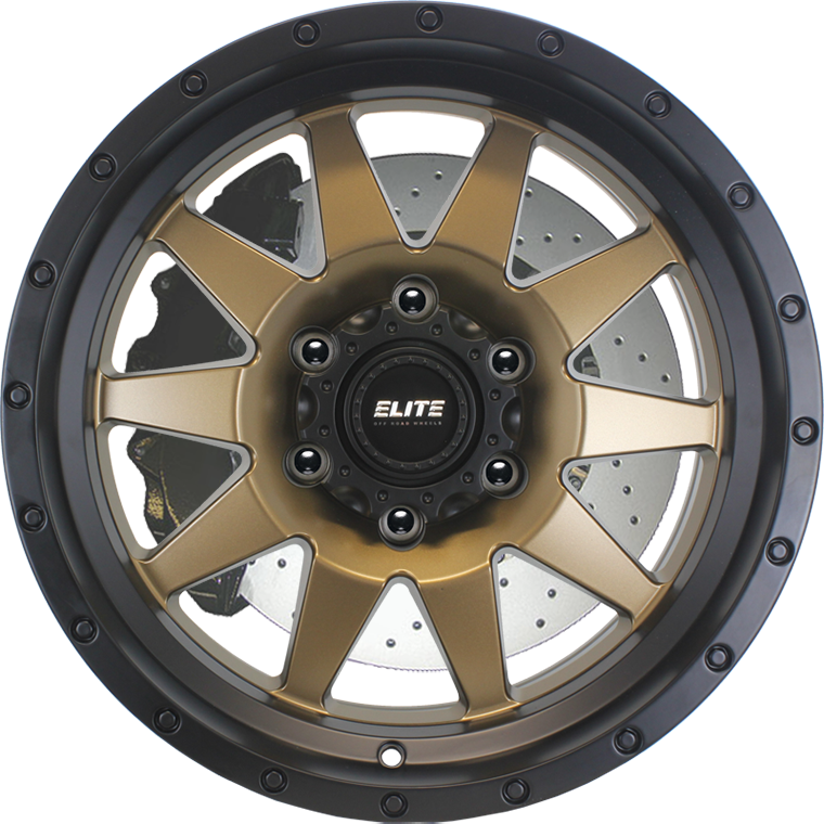Combat Satin Bronze Black Lip Elite Off Road Wheels From 359 Elite Off Road Wheels JAX