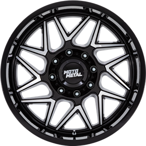 Moto Metal MO812 Turbine Gloss Black W/Machined Face from $385