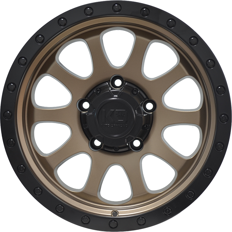 Hurricane Satin Bronze Black Lip King Offroad Wheels From $385